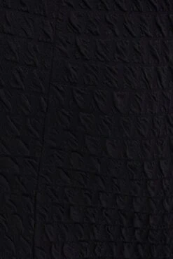 Black Midi Skirt Slim Fit Bubble Textured -Modern Fashion Shop sm2973x 84p black 6