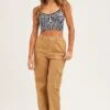 Beige Cargo Pants Out Pocket -Modern Fashion Shop track long nude cargo pants out pocket 32964966121665