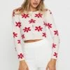 White Knit Cardigan Long Sleeve Crop -Modern Fashion Shop trial cardi white knit cardigan long sleeve crop 32965152112833