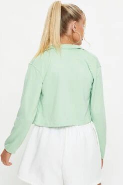 Green Zip Front Track Jacket -Modern Fashion Shop trial jersey green zip front track jacket 32966251544769