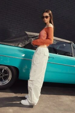 White Cargo Pants Low Rise 11 White Cargo Pants Low Rise -Modern Fashion Shop work pant white cargo pants low rise 33102505607361